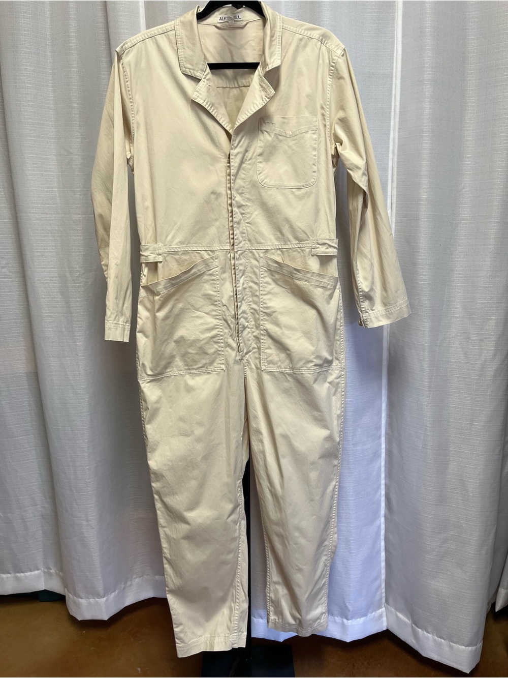 Alex Mill Cream Casual
Jumpsuit Versatile Daywear | size large